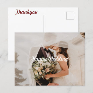 Carte Postale Mariage heureux 2