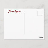 Carte Postale Mariage heureux 2 (Dos)