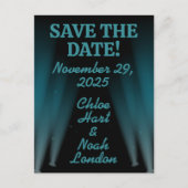 Carte Postale Mariage Hollywood Lights Save-the-Date (Devant)