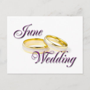 CARTE POSTALE MARIAGE JUIN