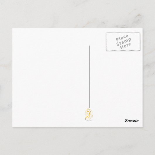 Carte postale mariage Kitten (Dos)