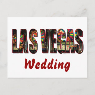 Carte Postale Mariage Las Vegas