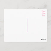 Carte postale Mariage Merci de mariée et de mariée (Dos)