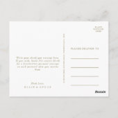 Carte Postale Mariage Merci d'été Sunset (Dos)