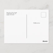 Carte postale Mariage Merci doux (Dos)