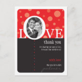 Carte Postale MARIAGE MERCI NOTE :: LOVEbubbles 2 (Devant)