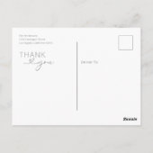 Carte postale Mariage miniature en ivoire (Dos)