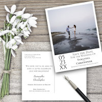 Mariage minimal simple Enregistrer la photo de la 