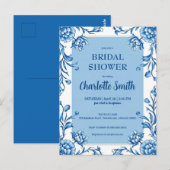 Carte Postale Mariage moderne simple de style antique chinoiseri (Devant / Derrière)