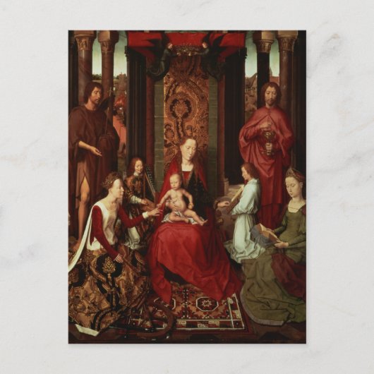 Carte Postale Mariage mystique de Sainte Catherine et d'autres s (Devant)