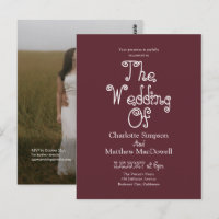 Mariage pas cher Fancy 2 Photo Code QR Bordeaux