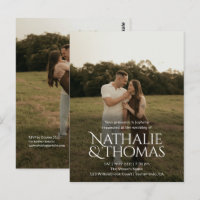 Mariage pas cher Vintage Élégant 2 Code QR Photo
