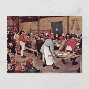 Carte Postale Mariage Paysan Par Bruegel D. Ä. Pieter