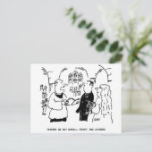 Carte Postale Mariage Petit Caractère Drôle (Debout devant)