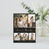 Carte postale Mariage photo de script budgétaire (Debout devant)