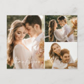 Carte postale Mariage Photo en terre cuite Boho Me (Devant)