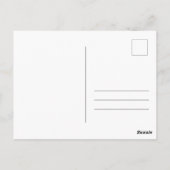 Carte postale mariage Photo Merci (Dos)