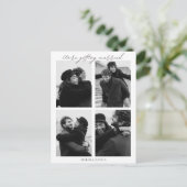 Carte Postale Mariage photo minimaliste esthétique (Debout devant)