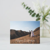 Carte Postale Mariage photo moderne (Debout devant)