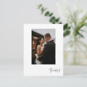 Carte postale Mariage photo moderne moderne modern (Debout devant)