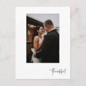 Carte postale Mariage photo moderne moderne modern (Devant)