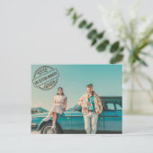Carte Postale mariage photo retro vintage (Debout devant)