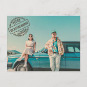 Carte Postale mariage photo retro vintage (Devant)