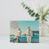 Carte Postale mariage photo retro vintage (Debout devant)