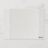 Carte Postale Mariage Poinsettia Rouge Feuillage Vert (Dos)