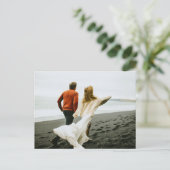 Carte Postale Mariage poto chic moderne (Debout devant)
