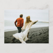 Carte Postale Mariage poto chic moderne (Devant)
