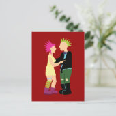 Carte Postale Mariage Punk (Debout devant)