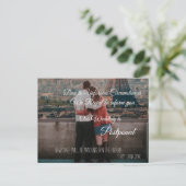 Carte Postale Mariage reporté (Debout devant)