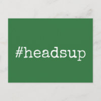 Mariage reporté du mot-clic "vert clair" Headsup