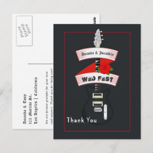 Carte Postale Mariage Rock and Roll