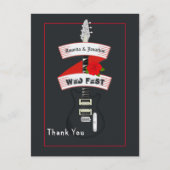 Carte Postale Mariage Rock and Roll (Devant)