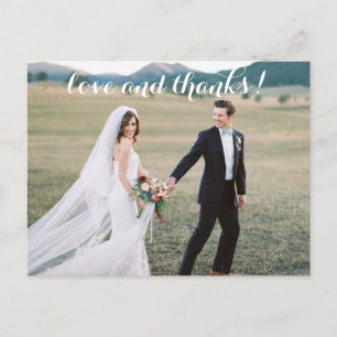 Carte postale Mariage romantique