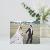 Carte postale Mariage romantique (Debout devant)