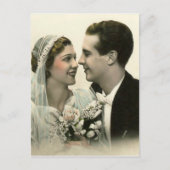 Carte Postale Mariage romantique (Devant)