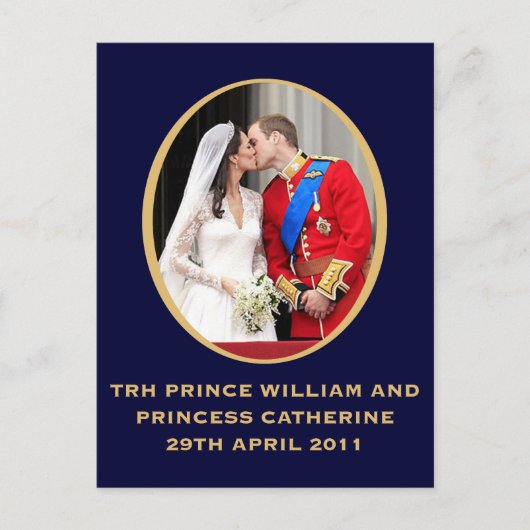 Carte Postale Mariage royal (Devant)