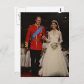 Carte Postale mariage royal (Devant / Derrière)
