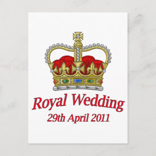 Carte Postale Mariage royal 29 avril 2011