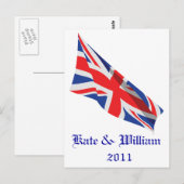 Carte Postale Mariage royal /Kate et William (Devant / Derrière)
