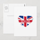Carte Postale Mariage royal - Kate & William (Devant / Derrière)