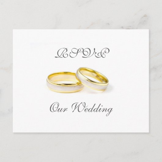Carte postale Mariage RSVP (Devant)
