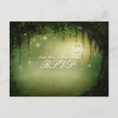 Carte postale Mariage RSVP Russe Enchanted Forest (Devant)