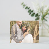 Carte postale Mariage rustique (Debout devant)