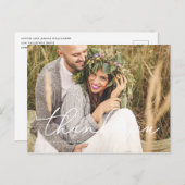 Carte postale Mariage rustique (Devant / Derrière)