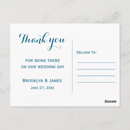 Carte postale Mariage Starfish avec orchidée (Dos)