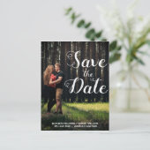 Carte Postale Mariage Superposition de Script Blanc Photo Person (Debout devant)